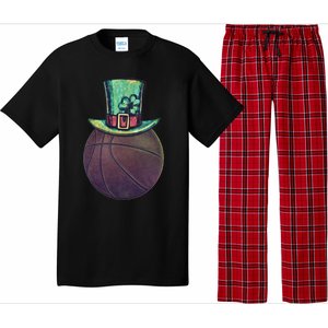 Lucky Basketball Gift Saint Patrick's Day Funny Gift Pajama Set