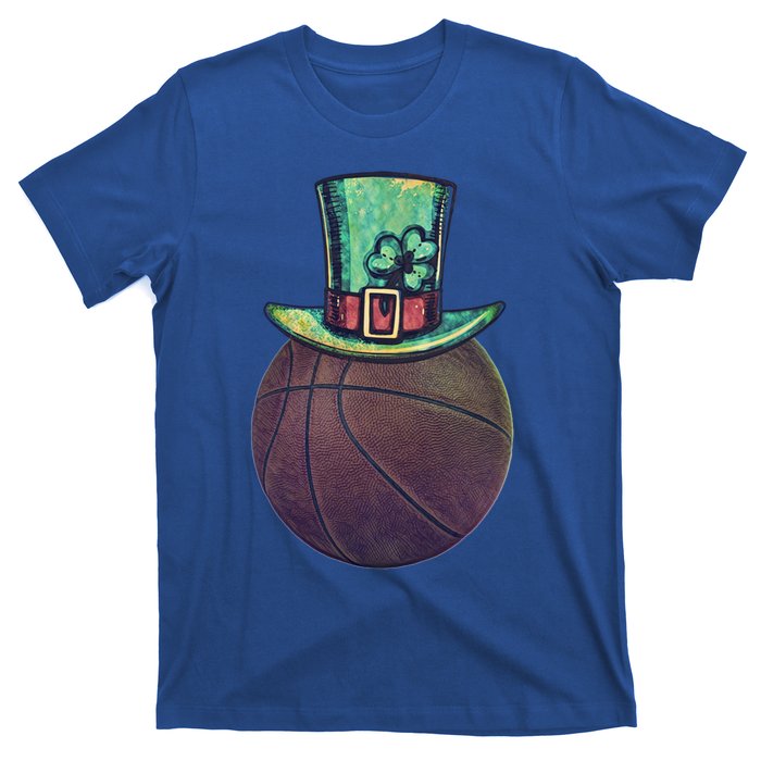 Lucky Basketball Gift Saint Patrick's Day Funny Gift T-Shirt