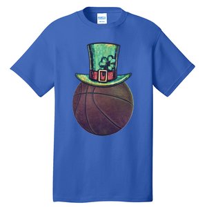 Lucky Basketball Gift Saint Patrick's Day Funny Gift Tall T-Shirt