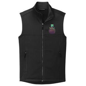 Lucky Basketball Gift Saint Patrick's Day Funny Gift Collective Smooth Fleece Vest