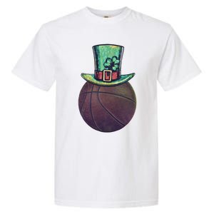 Lucky Basketball Gift Saint Patrick's Day Funny Gift Garment-Dyed Heavyweight T-Shirt