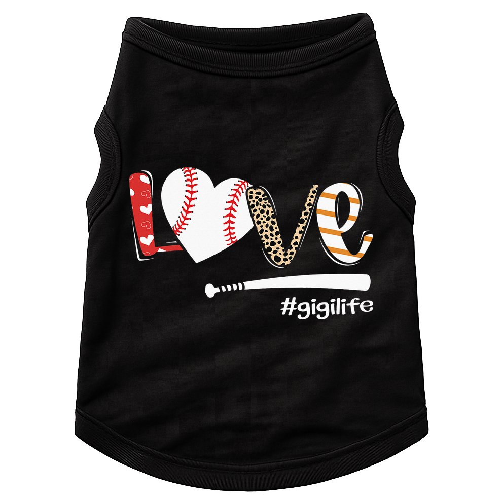 Love Baseball Gigi Baseball Gigi Doggie Tank