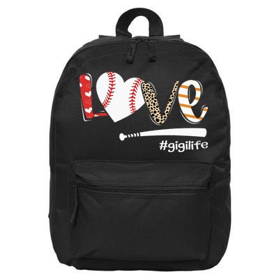 Love Baseball Gigi Baseball Gigi 16 in Basic Backpack