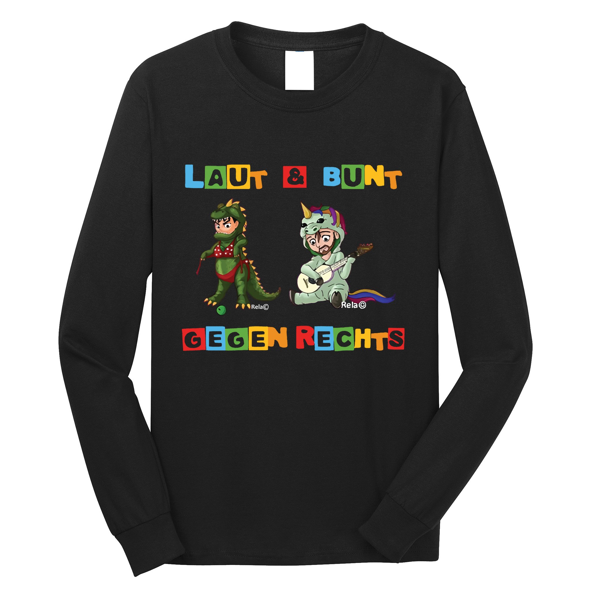 Laut & Bunt Gegen Rechts Long Sleeve Shirt
