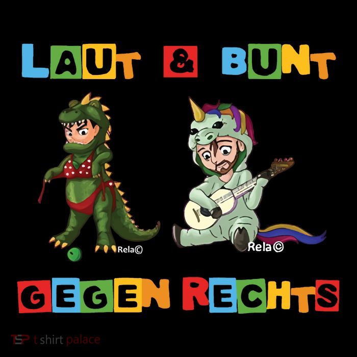 Laut & Bunt Gegen Rechts Kids T-Shirt