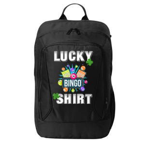 Lucky Bingo, Gambling Fun Bingo Lover T, Dk City Backpack