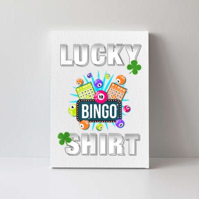 Lucky Bingo, Gambling Fun Bingo Lover T, Dk Canvas