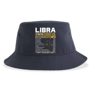 Libra Birthday Gifts Libra Facts Funny Sustainable Bucket Hat