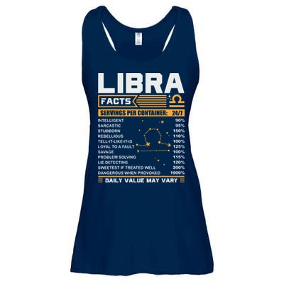 Libra Birthday Gifts Libra Facts Funny Ladies Essential Flowy Tank