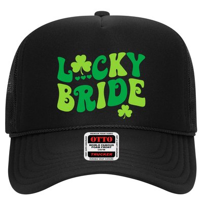 Lucky Bride Groom Couples Matching Wedding St PatrickS Day Trucker Hat