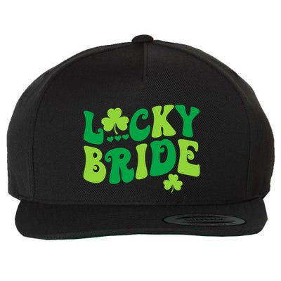 Lucky Bride Groom Couples Matching Wedding St PatrickS Day Wool Snapback Cap