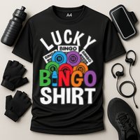 Lucky Bingo Gambling Fun Bingo Lover Design Cooling Performance Crew T-Shirt