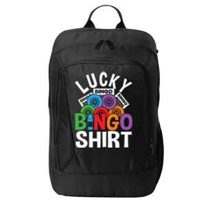 Lucky Bingo Gambling Fun Bingo Lover Design City Backpack