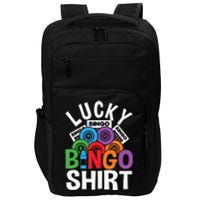 Lucky Bingo Gambling Fun Bingo Lover Design Impact Tech Backpack