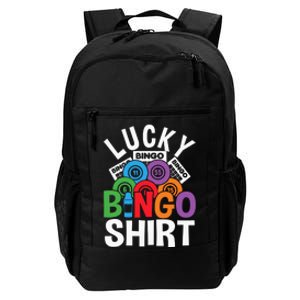 Lucky Bingo Gambling Fun Bingo Lover Design Daily Commute Backpack