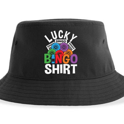 Lucky Bingo Gambling Fun Bingo Lover Design Sustainable Bucket Hat