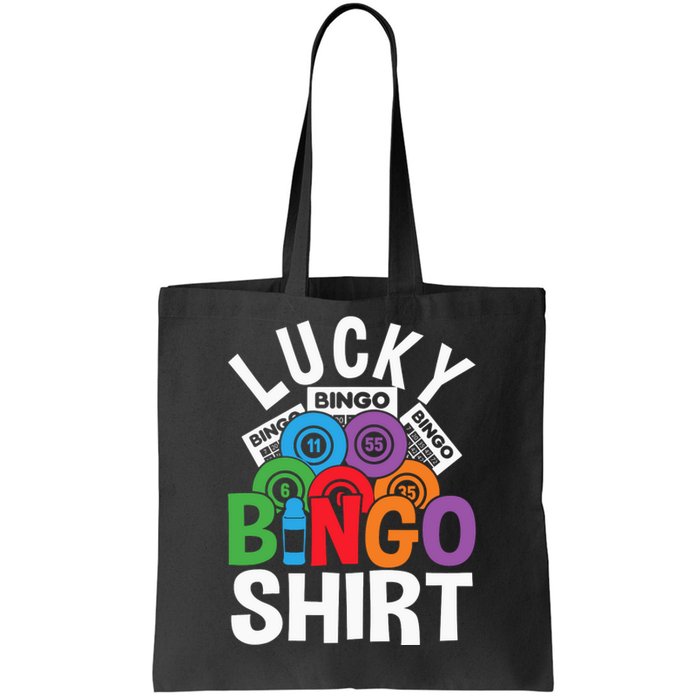 Lucky Bingo Gambling Fun Bingo Lover Design Tote Bag