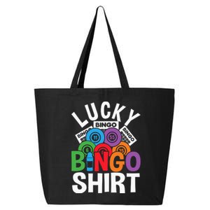 Lucky Bingo Gambling Fun Bingo Lover Design 25L Jumbo Tote