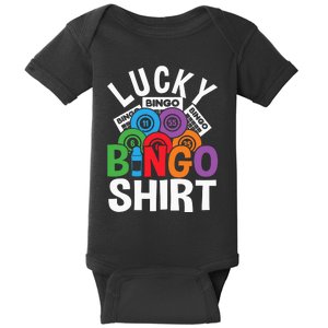 Lucky Bingo Gambling Fun Bingo Lover Design Baby Bodysuit