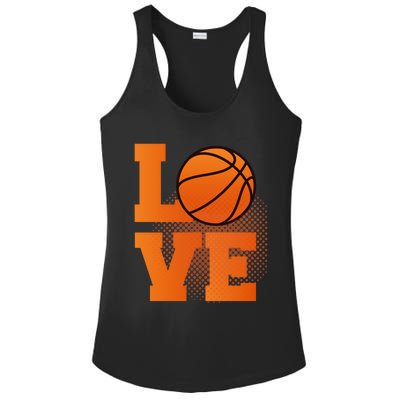 Love Basketball Gift Basketball Gift Ladies PosiCharge Competitor Racerback Tank