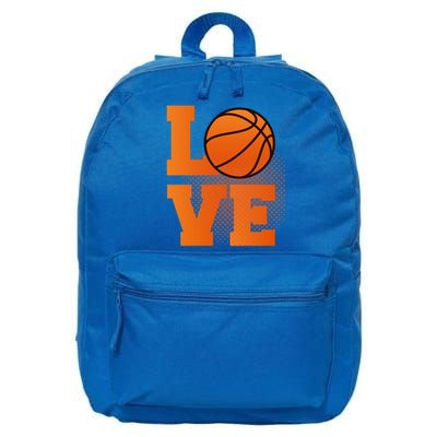 Love Basketball Gift Basketball Gift 16 in Basic Backpack