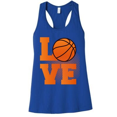 Love Basketball Gift Basketball Gift Women's Racerback Tank