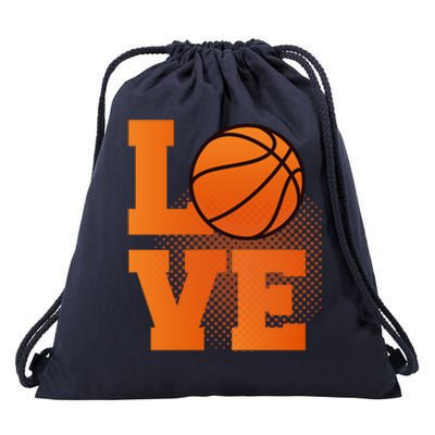 Love Basketball Gift Basketball Gift Drawstring Bag