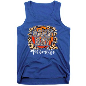 Leopard Basketball Game Vibes Basketball Mom Mothers Day Cute Gift Tank Top