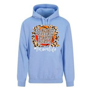 Leopard Basketball Game Vibes Basketball Mom Mothers Day Cute Gift Unisex Surf Hoodie