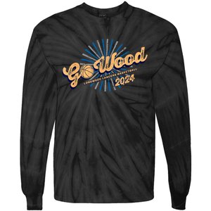 Lancers Basketball Go Wood 2024 Tie-Dye Long Sleeve Shirt