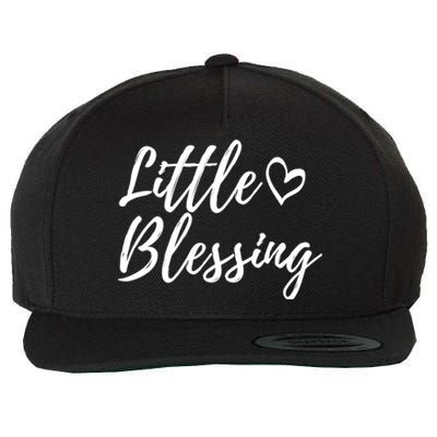 Little Blessing Gift Christmas Family Matching Gift Wool Snapback Cap