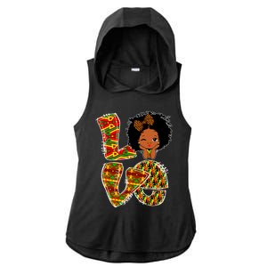 Love Black History Month Juneteenth African American Pride Funny Gift Ladies PosiCharge Tri-Blend Wicking Draft Hoodie Tank