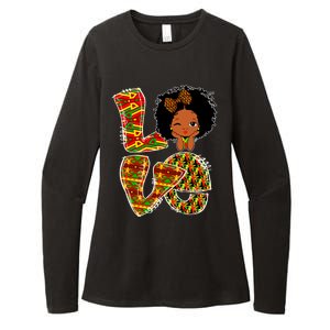 Love Black History Month Juneteenth African American Pride Funny Gift Womens CVC Long Sleeve Shirt