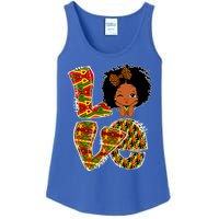 Love Black History Month Juneteenth African American Pride Funny Gift Ladies Essential Tank