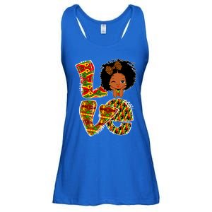 Love Black History Month Juneteenth African American Pride Funny Gift Ladies Essential Flowy Tank