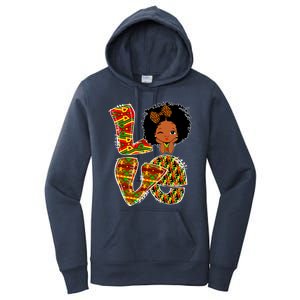 Love Black History Month Juneteenth African American Pride Funny Gift Women's Pullover Hoodie