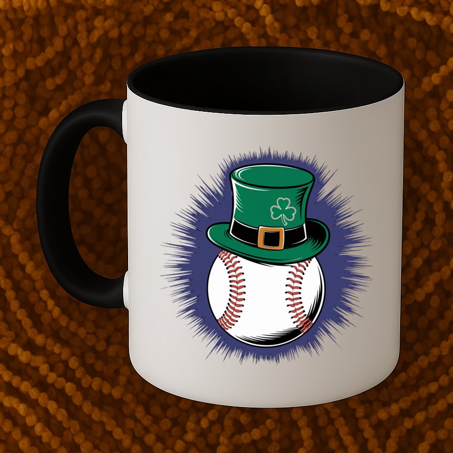 Leprechaun Baseball Hat St PatrickS Day Sports Fans Gift Mug