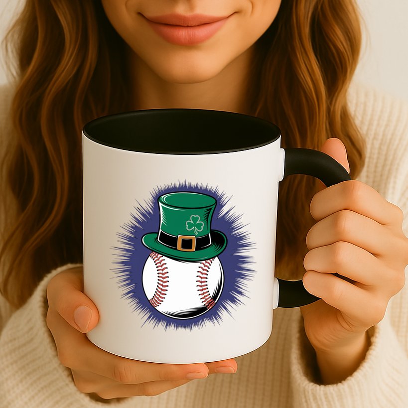 Leprechaun Baseball Hat St PatrickS Day Sports Fans Gift Mug