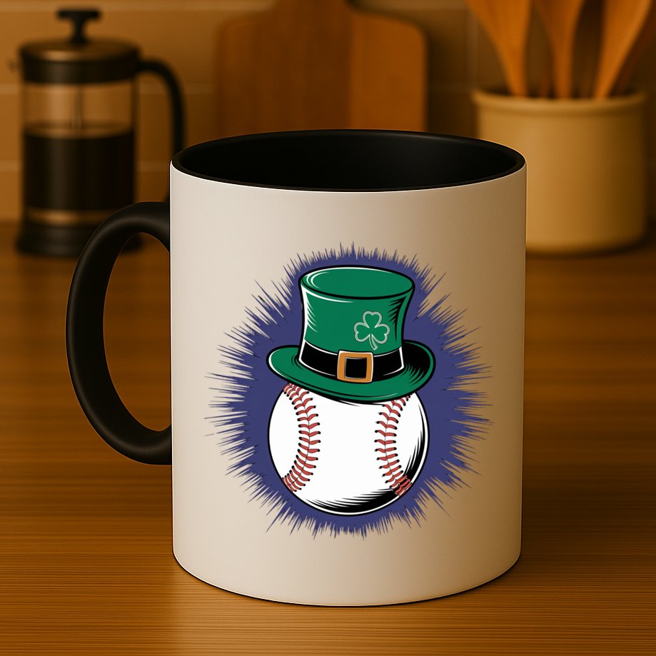 Leprechaun Baseball Hat St PatrickS Day Sports Fans Gift Mug