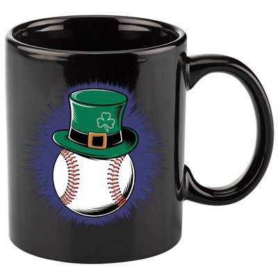Leprechaun Baseball Hat St PatrickS Day Sports Fans Gift 11oz C Handle Ceramic Mug