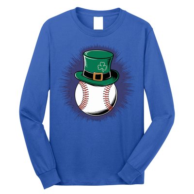 Leprechaun Baseball Hat St PatrickS Day Sports Fans Gift Long Sleeve Shirt