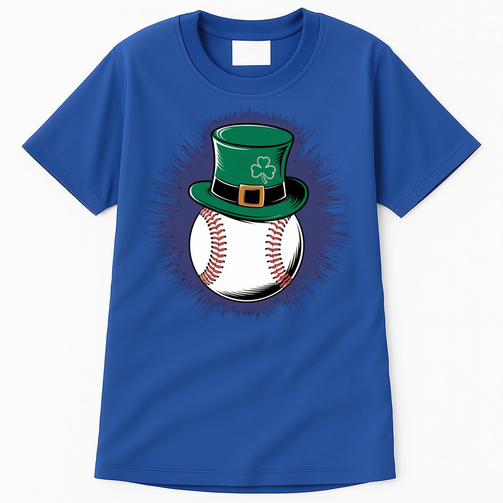 Leprechaun Baseball Hat St PatrickS Day Sports Fans Gift Tall T-Shirt