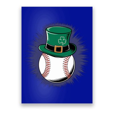 Leprechaun Baseball Hat St PatrickS Day Sports Fans Gift Poster
