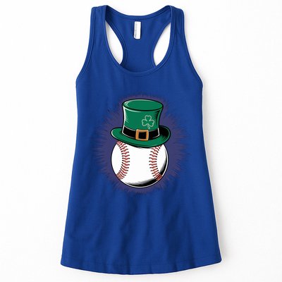 Leprechaun Baseball Hat St PatrickS Day Sports Fans Gift Womens Tank Top