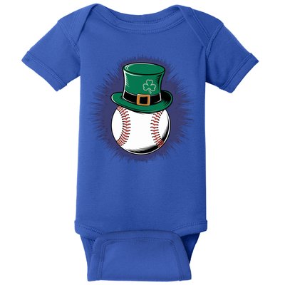 Leprechaun Baseball Hat St PatrickS Day Sports Fans Gift Baby Bodysuit