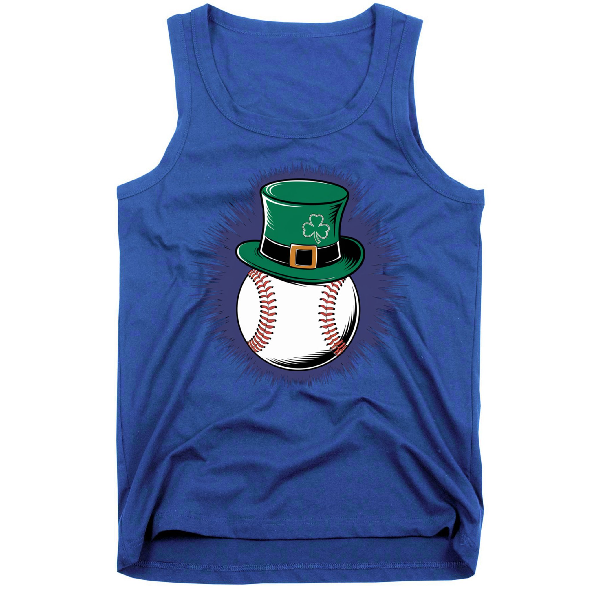 Leprechaun Baseball Hat St PatrickS Day Sports Fans Gift Tank Top