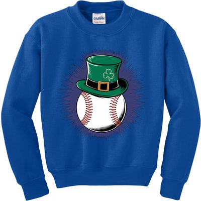 Leprechaun Baseball Hat St PatrickS Day Sports Fans Gift Kids Sweatshirt