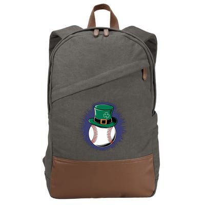 Leprechaun Baseball Hat St PatrickS Day Sports Fans Gift Cotton Canvas Backpack