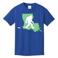 Louisiana Bigfoot Hunter State Gift Kids T-Shirt