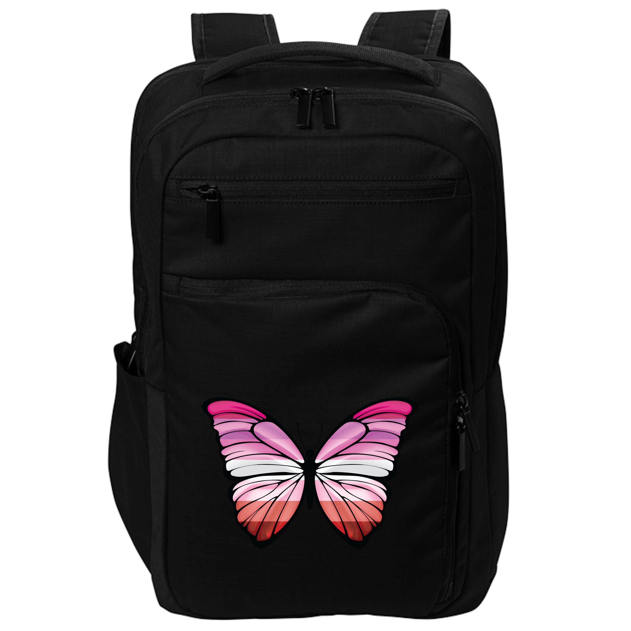 Lesbian Butterfly Hypolimnas Lesbian Pride Flag Impact Tech Backpack